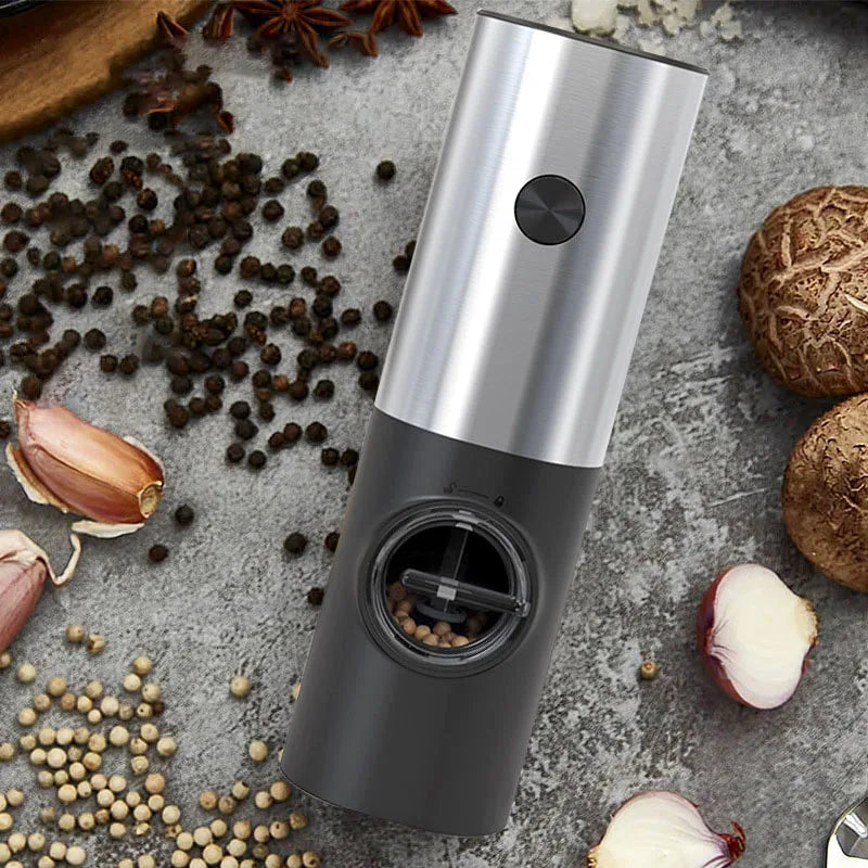 Electric Grinder Automatic Mill Pepper and Salt Grinde Adjustable Spice Salt Pepper Mill Kitchen Tool