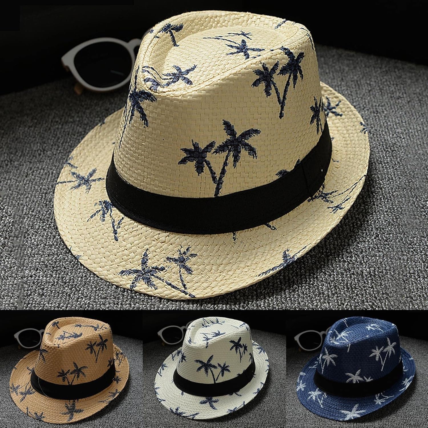 Unisex Palm Tree Fedora