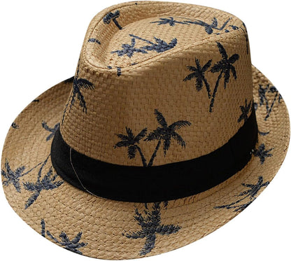 Unisex Palm Tree Fedora